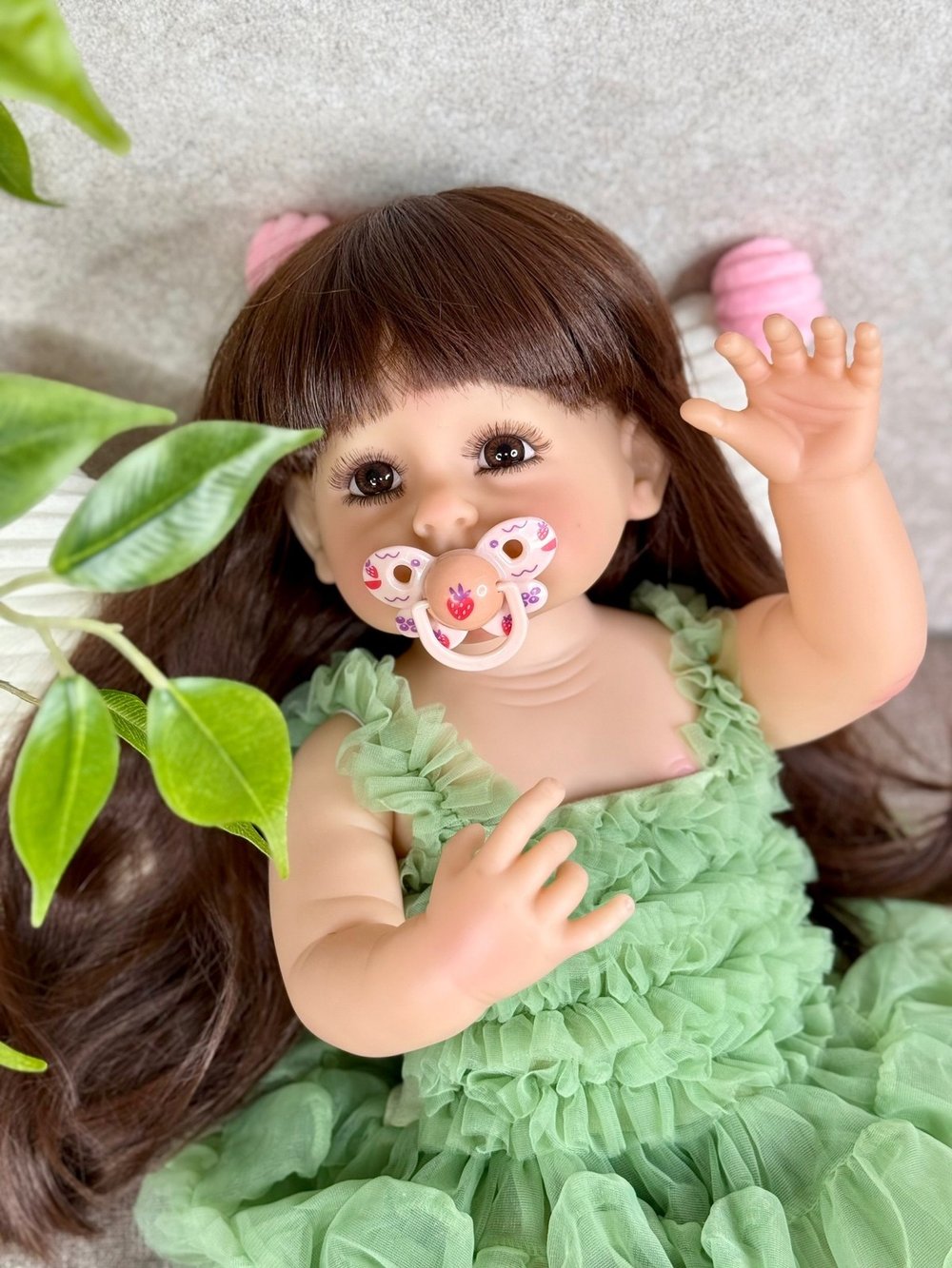 Кукла Реборн виниловая 55см в пакете (FA-567)