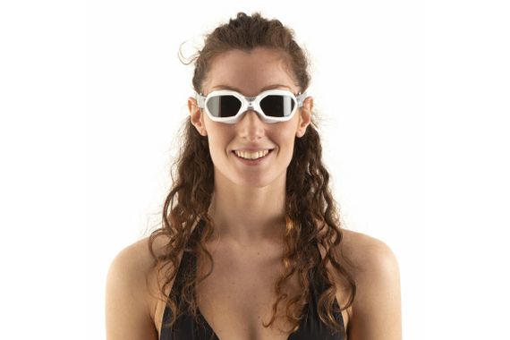 Очки для плавания Seac Aquatech тонированные стекла белый/серебристый