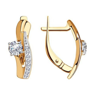 Серьги Au 585 (028427)