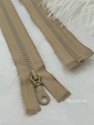 Молния тракторная бежевая