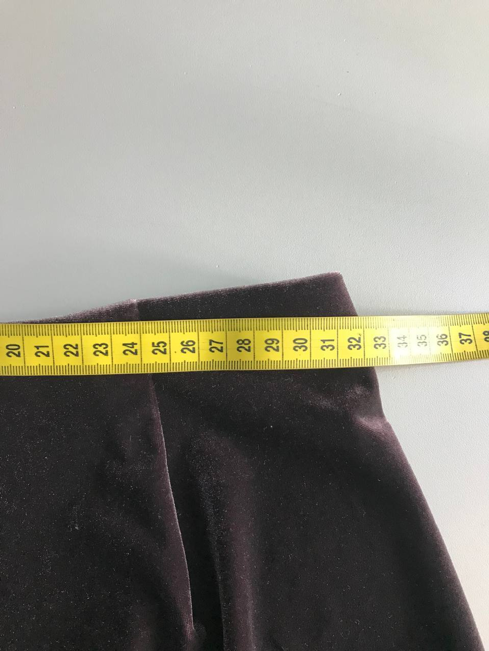 Юбка мягкая бархатная, визуально 42 размер