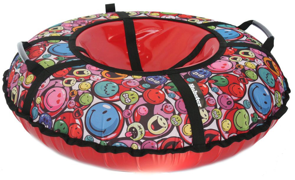 Тюбинг Hubster Фьюжн Смайл, красный