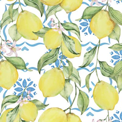 Лимоны с узорами