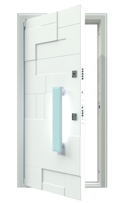 Арт. 125х35 Glass Facet Premium White, L-700 мм