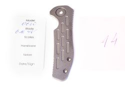 Накладка кастомная для Zero Tolerance 0620 ZT0620 титанфотография - 4