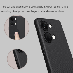 Тонкий жесткий чехол от Nillkin для смартфона OnePlus Ace 2V и Nord 3 5G, серия Super Frosted Shield