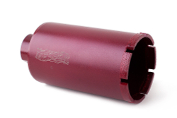 Сегментная алмазная коронка MESSER REDLINE по граниту диаметр 18 мм длина 100 мм