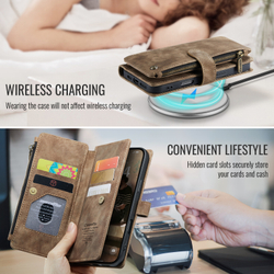 Многофункциональный чехол-кошелек CaseMe 3 in 1 Matte Wallet для iPhone 17