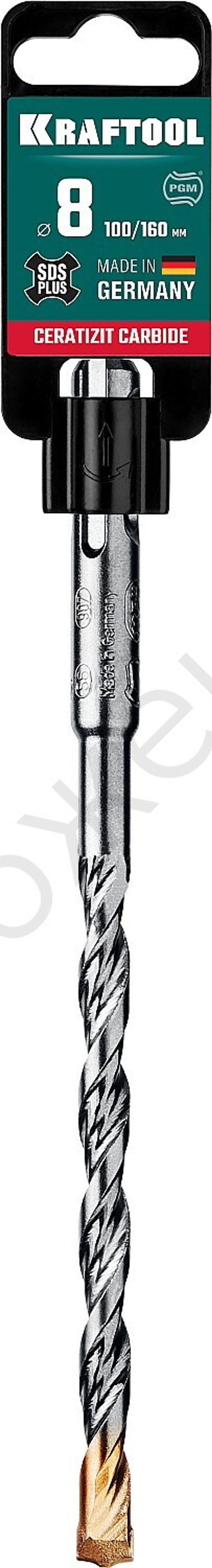 KRAFTOOL CERATIZIT CARBIDE 8 х 160 мм, SDS-plus бур (29320-160-08)