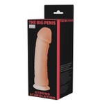 Фаллоимитатор на присоске The Big Penis - 26,8 см. (Цвет: телесный)