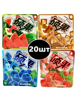 Конфеты с мармеладной начинкой ассорти вкусов 23 г * 20 шт