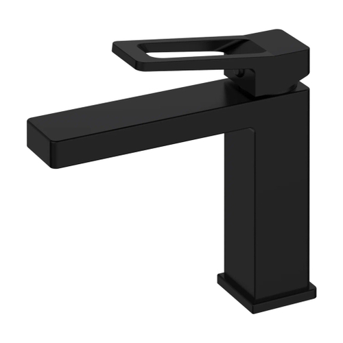 Смеситель для раковины 30к HB10732-7 HAIBA б/отв п/гайку  ЧЕРНЫЙ