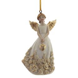 GAEM Фигурка декоративная подвесная "Ангел", L5 W3,5 H9,5 см, 2в.