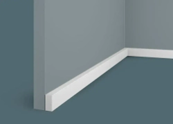 Рейка 1750мм, 25х12мм, RX Экополимер Evroplint ударопрочный VR201 плинтус