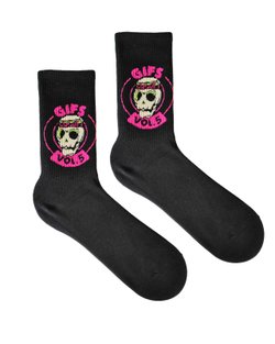 Носки р.35-40 "Абстракция" Skull