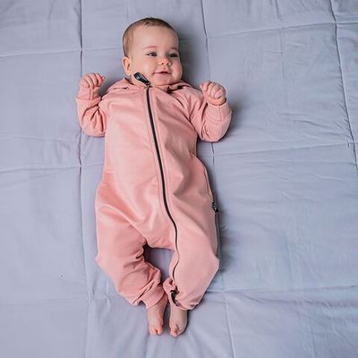 Bb team lightweight jumpsuit 3-18 months - Rose