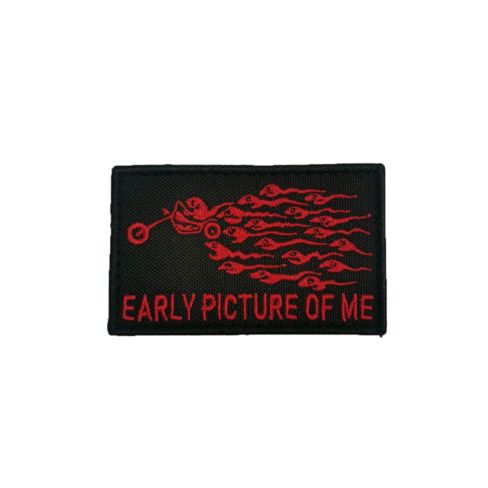 Патч Моё раннее фото (красный)