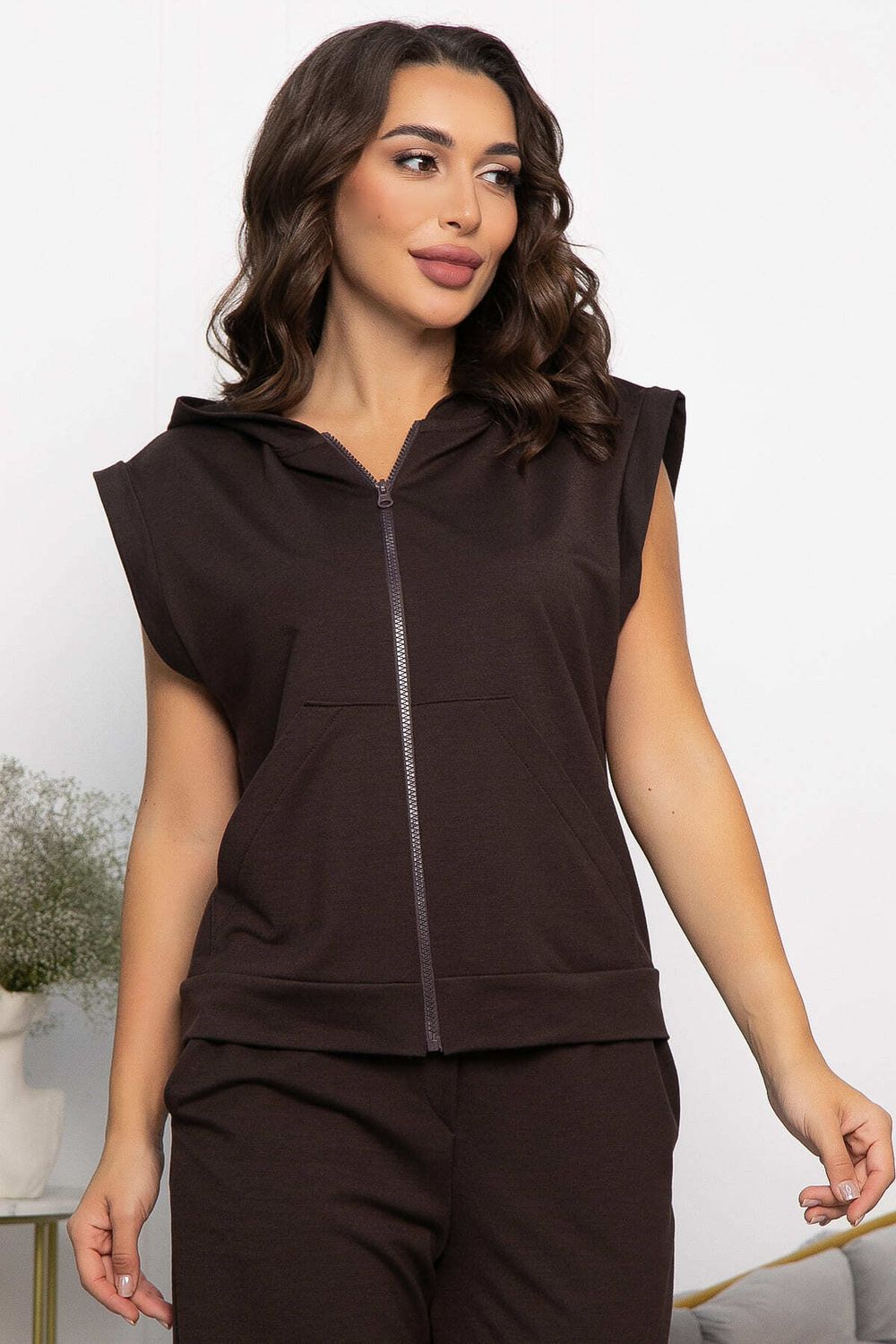 Жилет Хэрис (горький шоколад) Б14141-25М LT Collection