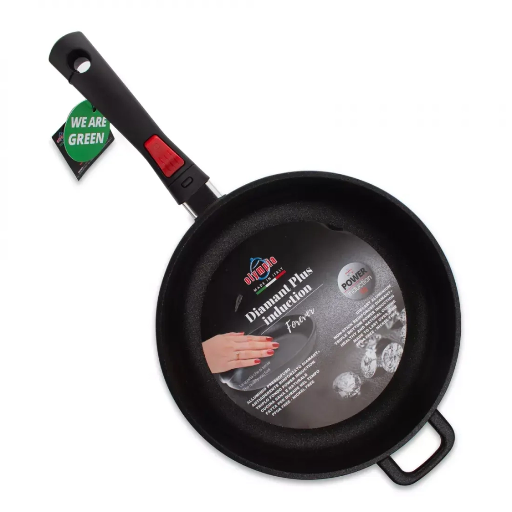 Сковорода глубокая 28см Olympia Diamant Сlicca