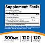 Nutricost, DIM, 300 мг, 120 капсул
