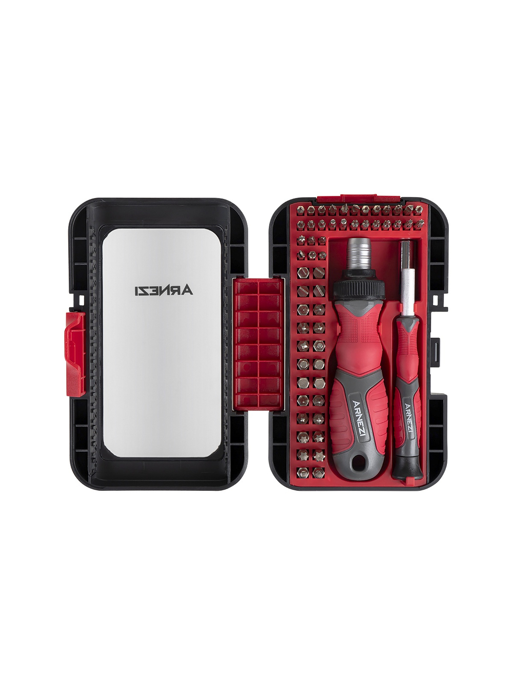 Отвертка с набором бит 57пр. Profi ARNEZI R2042004