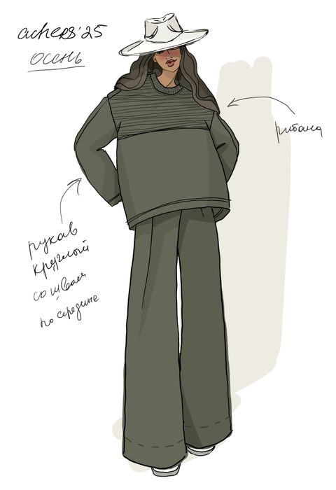 СВИТШОТ ЭСТИН ХАКИ