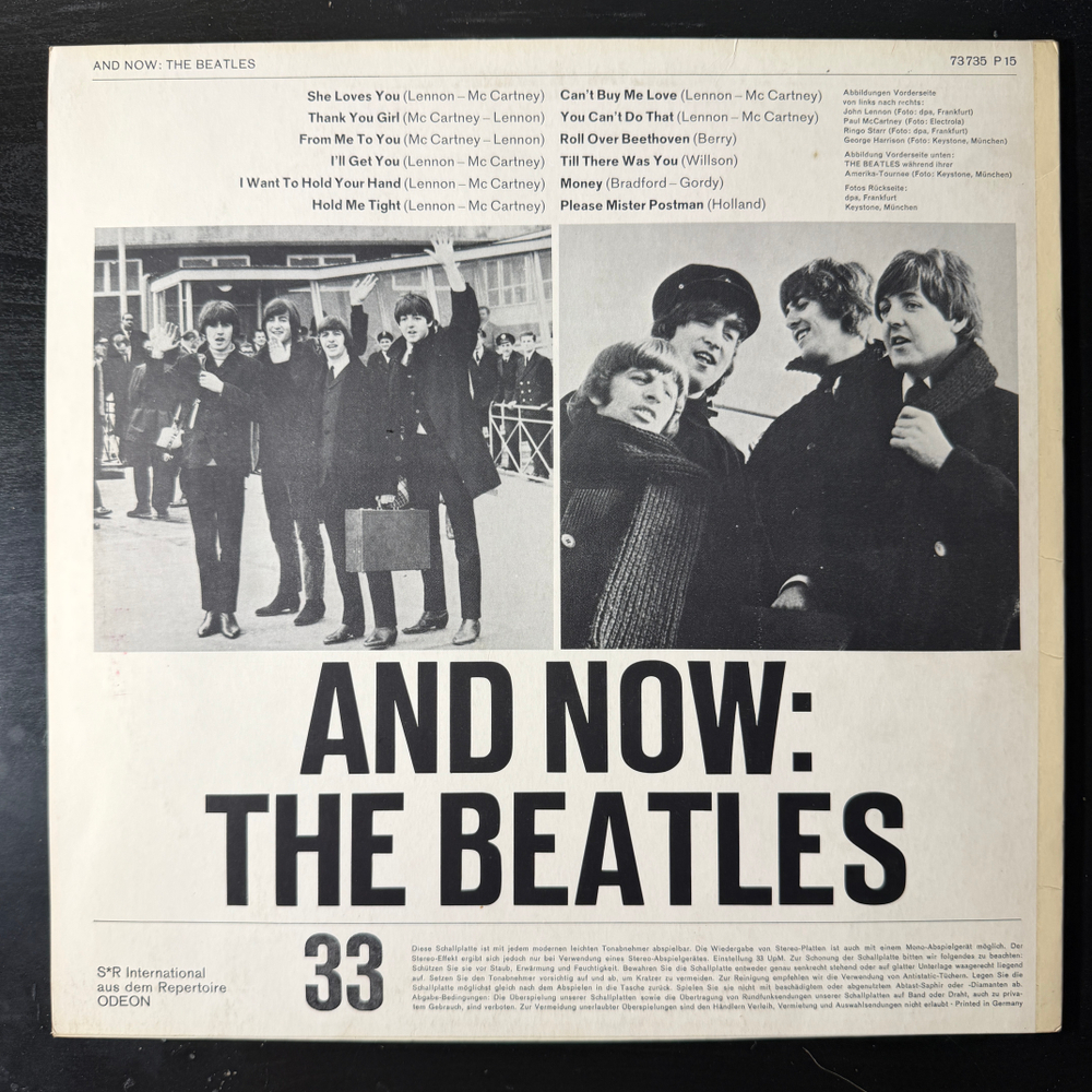 The Beatles ‎– And Now: The Beatles (Германия 1966г.)