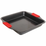 Форма для выпечки металлическая 29*25*4см с антипригарным покрытием, силиконовые ручки»Селфи»