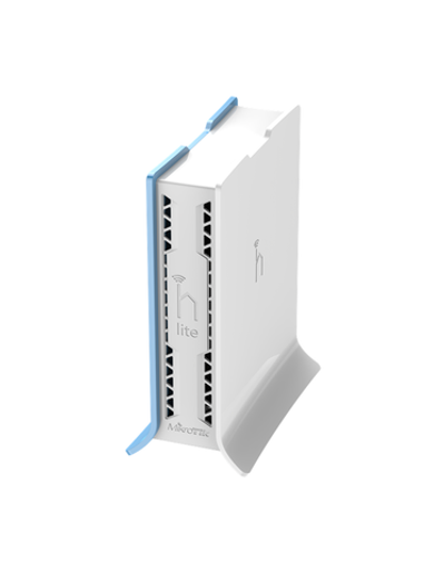 MikroTik hAP lite with 650MHz CPU, 32MB RAM, 4xLAN, built-in 2.4Ghz 802.11b/g/n 2x2 two chain wireless with integrated antennas, RouterOS L4, tower case, PSU
