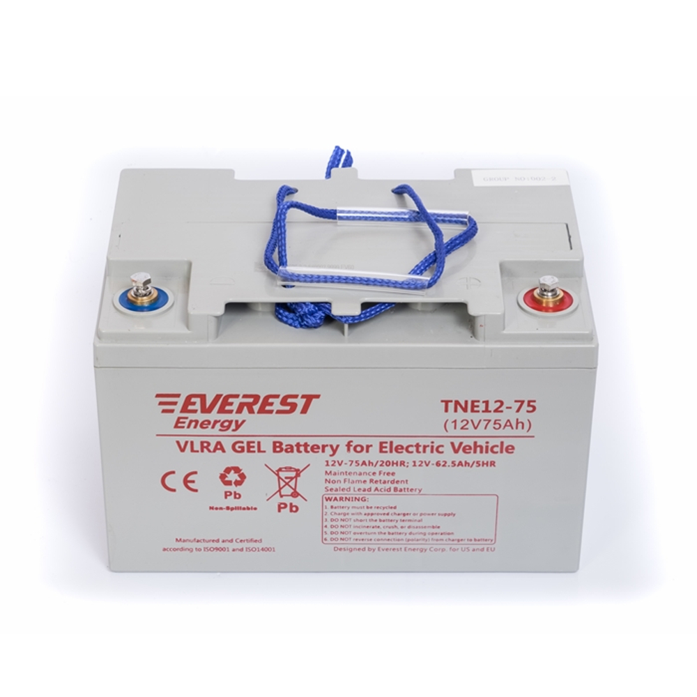 Тяговая аккумуляторная батарея EVEREST TNE 12-75