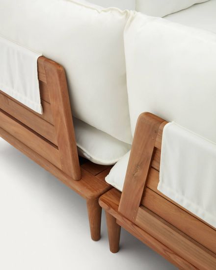 Portitxol набор из модульного дивана и столика из массива тикового дерева La Forma Испания