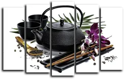 Модульная картина "Набор для чая"