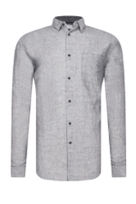 Льняная рубашка Calvin Klein - черный(K10K108664)