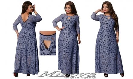 Платье 0237 (голубой) Minova