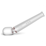 Белый массажёр-жезл с 20 режимами вибрации Le Wand