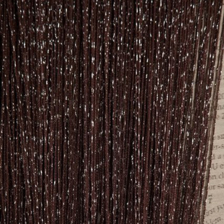 Нитяные шторы дождь - венге, 300 х 280 см. Арт. 204