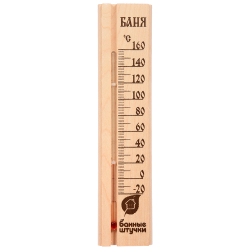 Термометр Баня 27х65х15см для бани и сауны