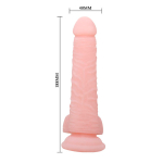 Телесный фаллоимитатор 18,8см с присоской Baile Super Dildo BW-008093N