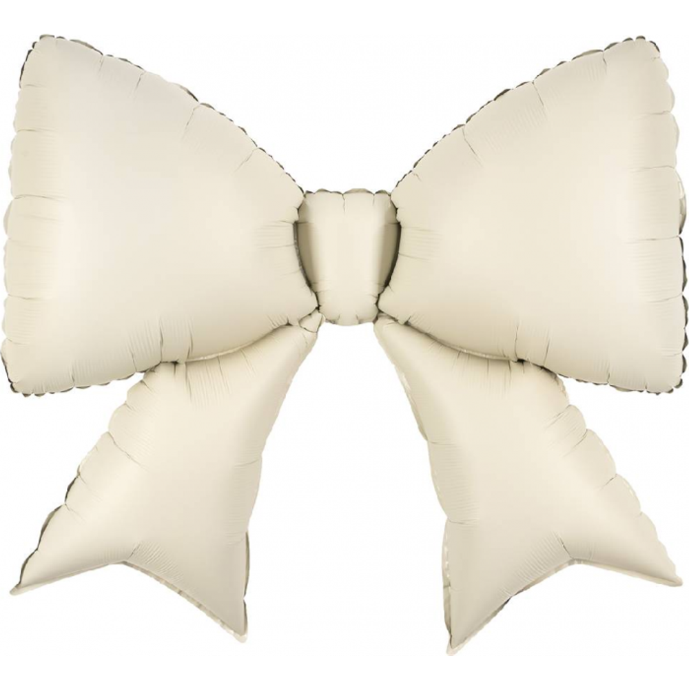К Фигура Бант кремовый сатин, 38"/97см (БГ-46) 