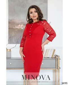 Платье 8617-красный Minova
