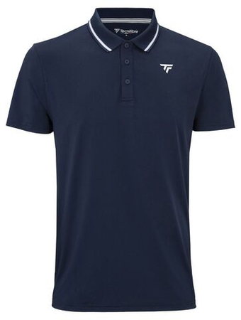 Мужское теннисное поло Tecnifibre Team Tech - marine