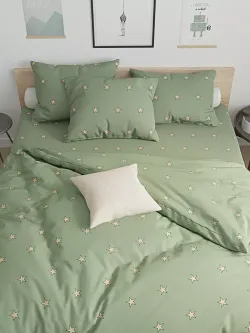 Простынь на резинке перкаль Сказка "Creeper" 90x200 см