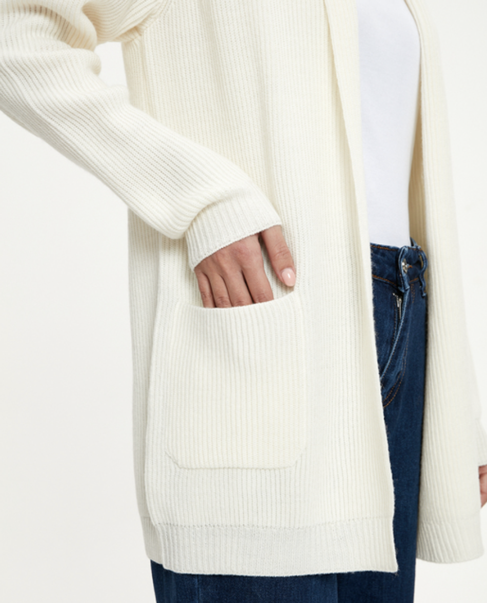 Кардиган-жакет с карманами