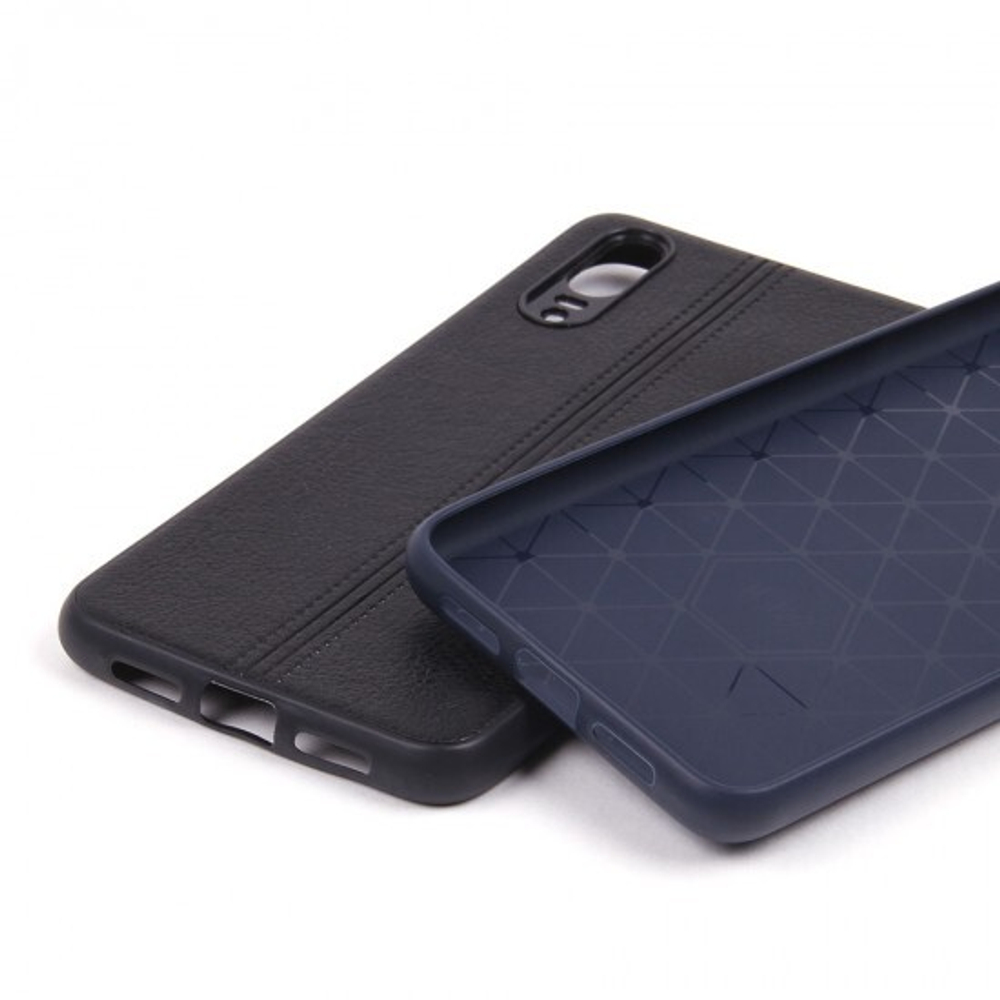 Панель из экокожи для Huawei P20, 010498 Черный