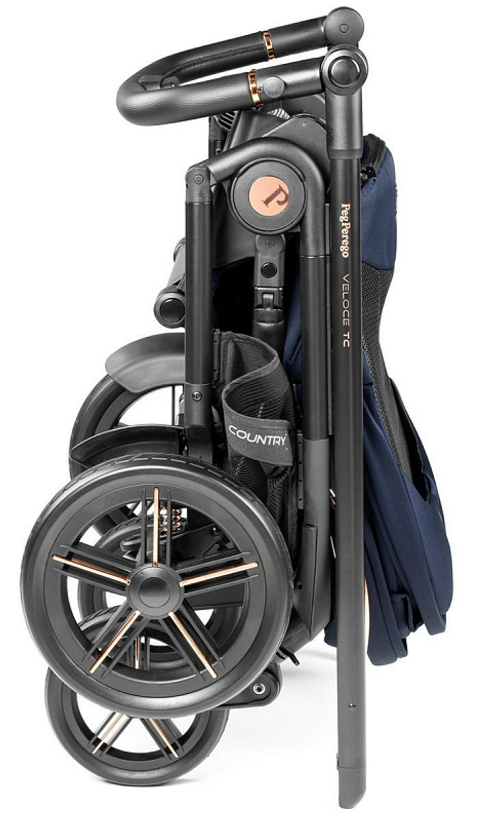 Коляска Peg Perego Veloce TC Brio Culla Belvedere Lounge 3 в 1 Blue Shine