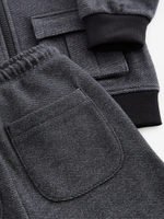 Бомбер и брюки в комплекте для мальчика Next N96-311, Темно-серый