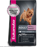 Сухой корм Eukanuba Adult Small Breed 1+ years для взрослых собак мелких пород с курицей 3 кг