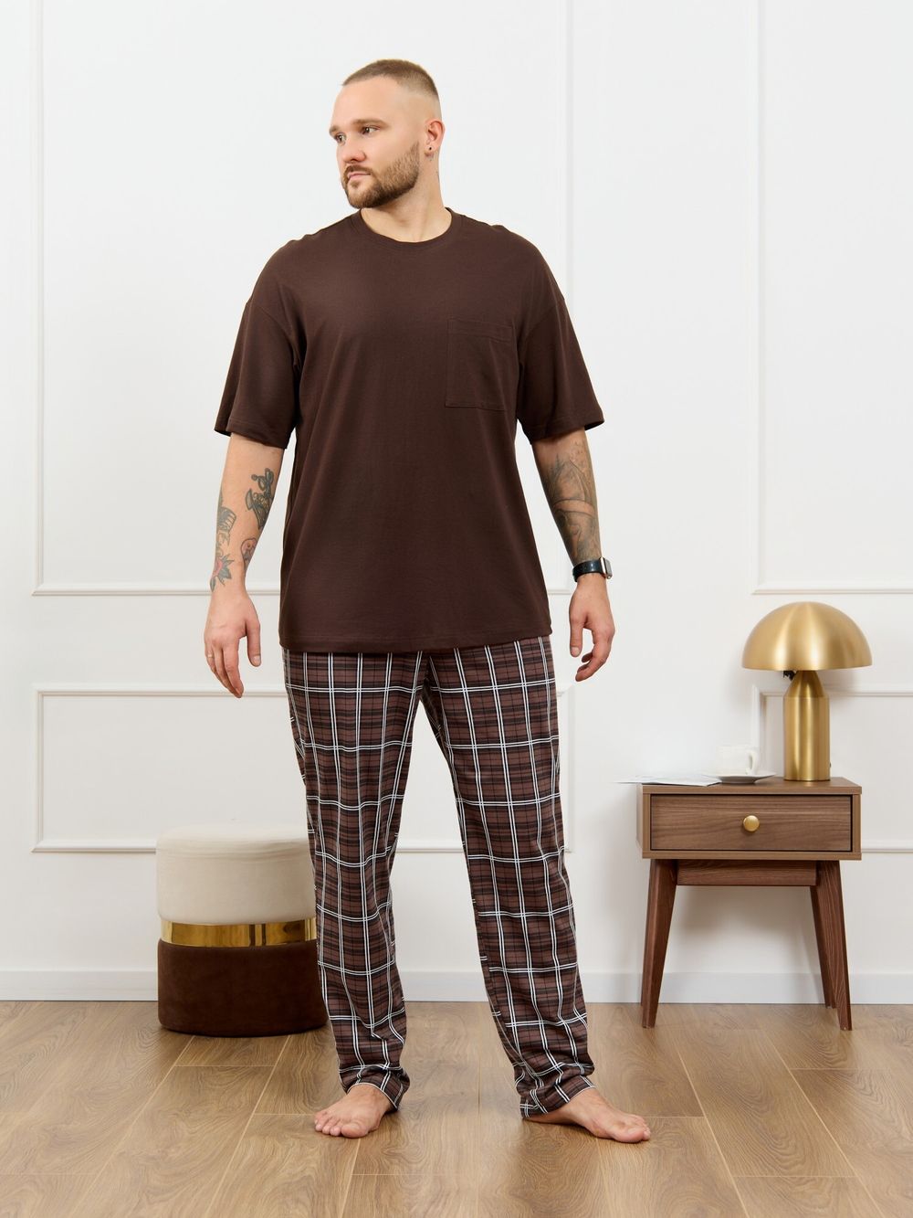 Костюм мужской Браун-3 Виотекс КОРИЧНЕВЫЙ