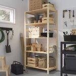 Стеллаж 5 полок Ивар IVAR, 89x50x179 см, массив сосны