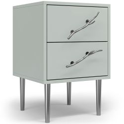 Тумба Арт Колор matte Стайл Сильвер Серый дым матовый